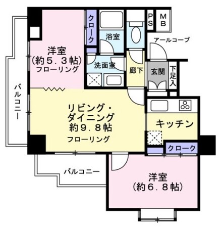 イトーピア国分寺の物件間取画像